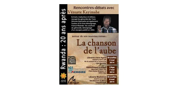 Image:Liège : Rencontre avec Vénuste Kayimahe - « Rwanda, 20 ans »